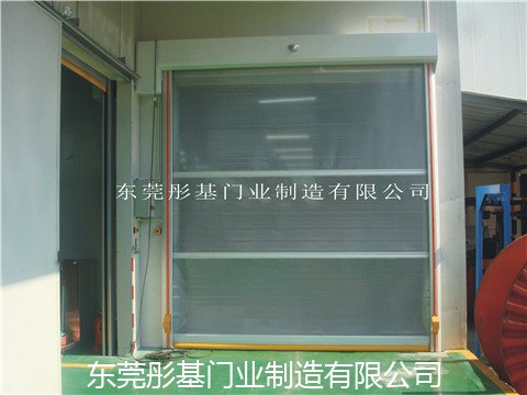 High speed rolling shutter door